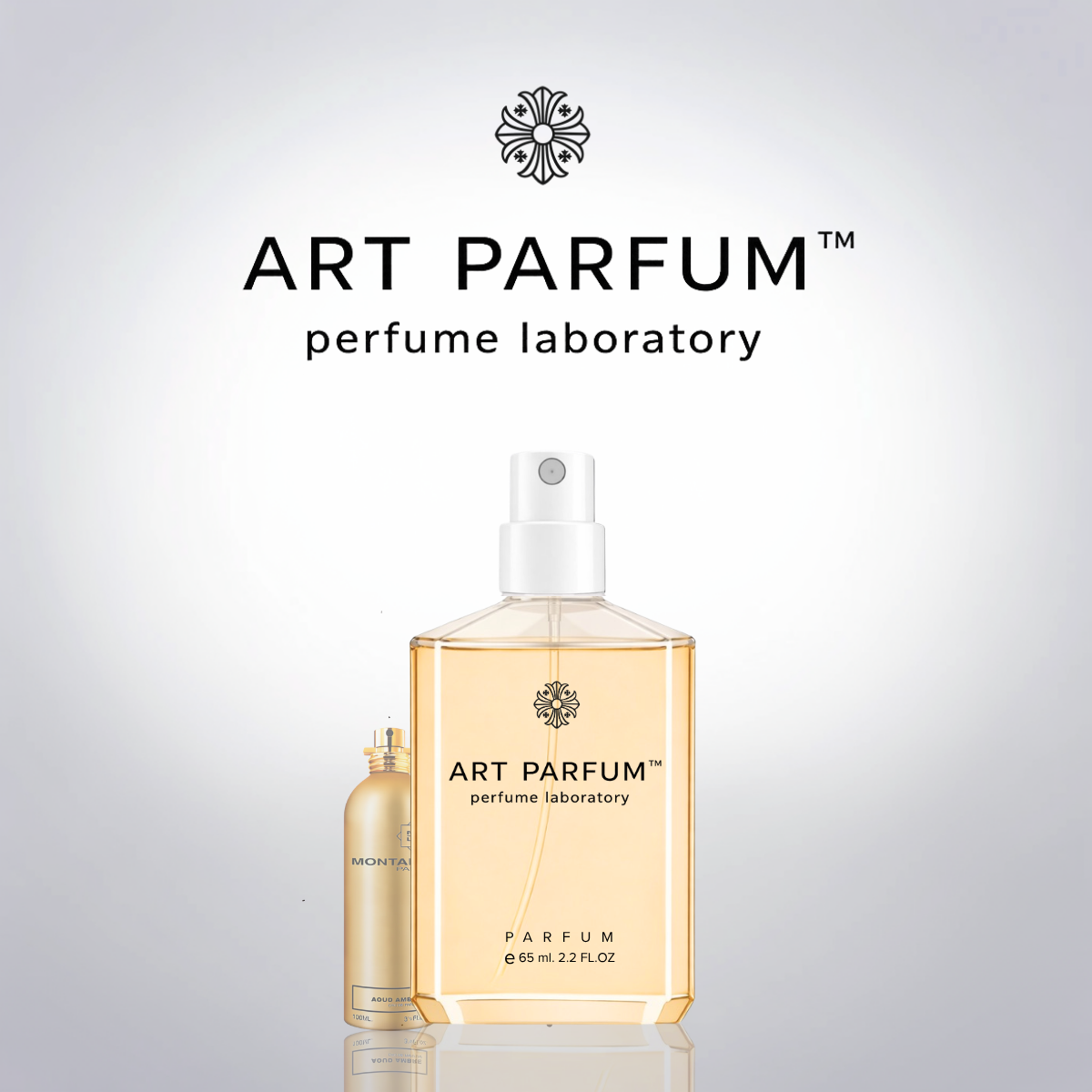 Духи в пластиковому флаконі  Montale Aoud Amber 65ml  - для жінок та чоловіків (унісекс)